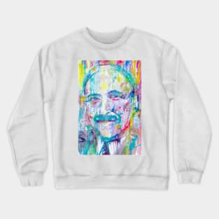 STEFAN ZWEIG watercolor portrait .1 Crewneck Sweatshirt